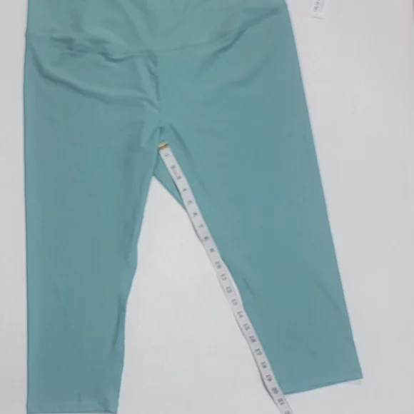 Old Navy Light Blue Powersoft Maternity High-Waisted Leggings - Picture 7 of 8